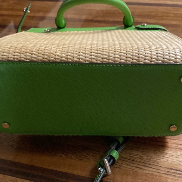 Kate Spade Staci straw small satchel crossbody - Picture 4 of 5